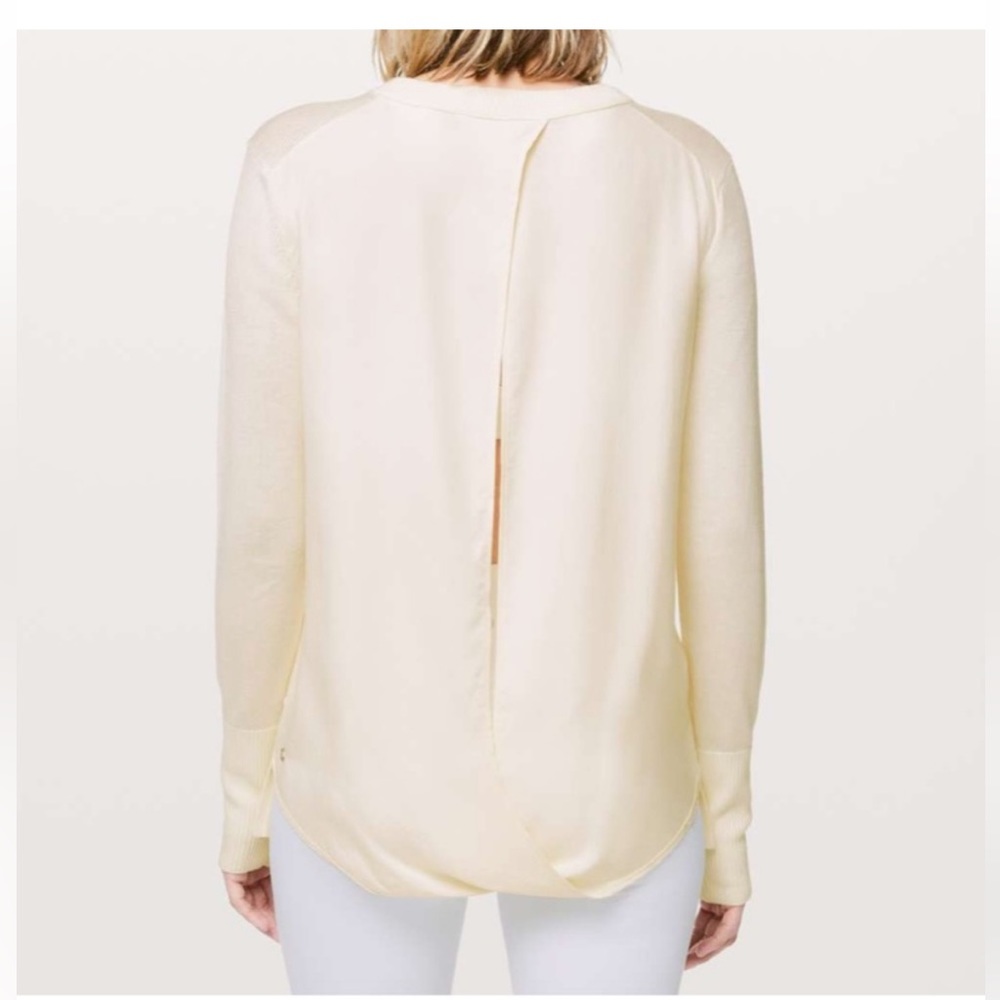 Lululemon still at ease pullover angel wing